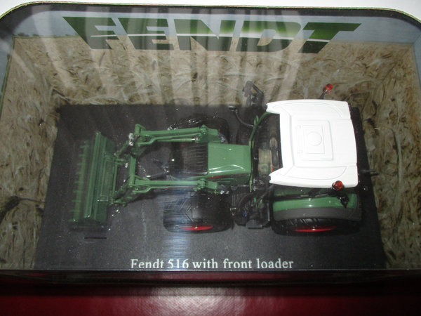 Fendt 516 Vario mit Frontlader und Schaufel - Nature Green UH 4981