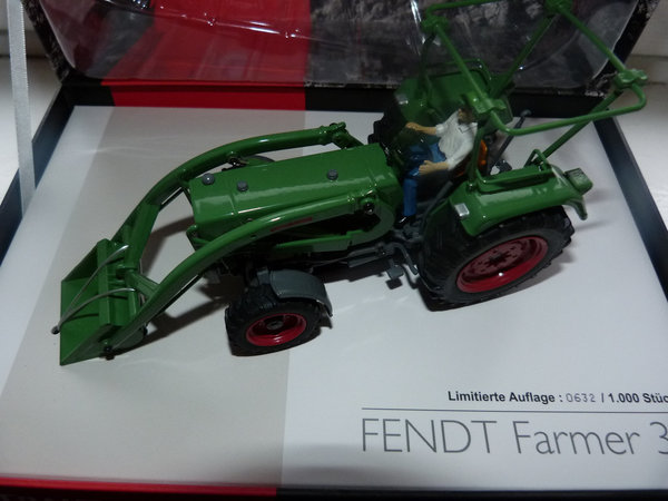 Fendt Farmer 3S mit Allrad, Überrollbügel und Baas Frontlader Traktorado 2019 UH 6232